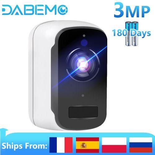 Wifi Camera 3mp Battery Powered Outdoor Wireless Security Camera Pir Alarm Sd Card Record Cctv Video Surveillance Camhi Pro App   Camera