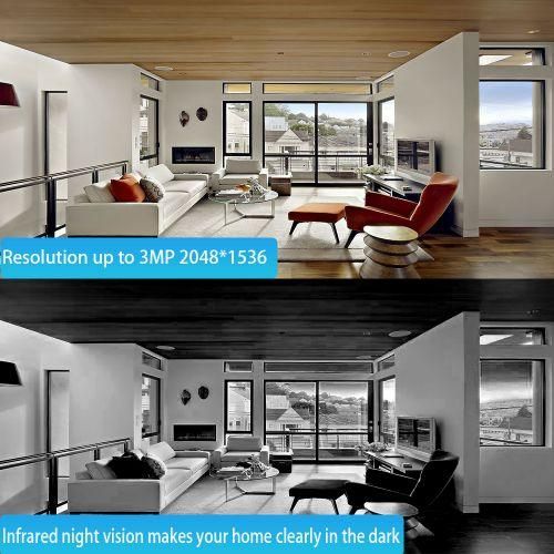 Wifi Camera 3mp Battery Powered Outdoor Wireless Security Camera Pir Alarm Sd Card Record Cctv Video Surveillance Camhi Pro App   Camera