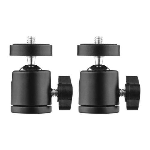 2pcs Mini Swivel Ball Head Tripod Head 360 Degree Rotating