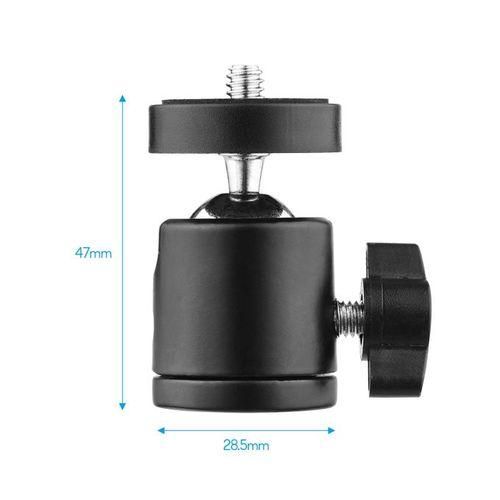 2pcs Mini Swivel Ball Head Tripod Head 360 Degree Rotating