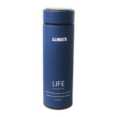 Life Stainless Steel Tea Water Coffee Flask - Blue