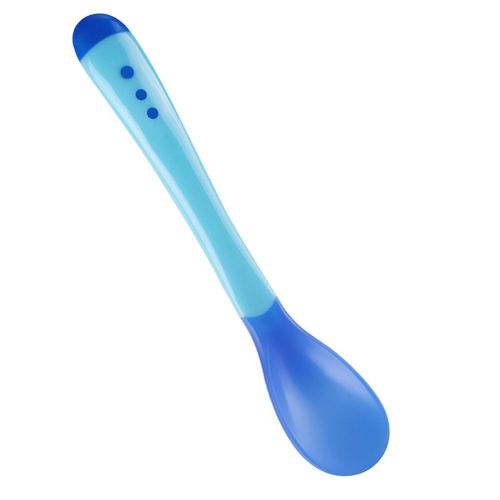 Baby Toddler Temperature Sensing Cutlery Temperature Change Color Feeding Weaning Spoon New,Spoon NO5111