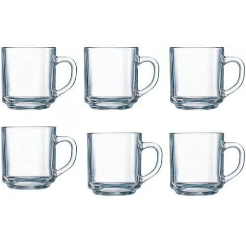 18 Pieces  Of Clear Glass Soup Plates Glass Cups And  Dinner Plates-Transparent