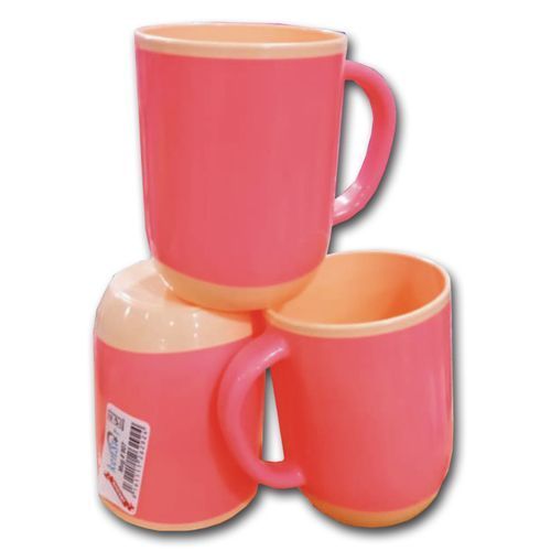 Set Of 6 Pieces Plastic Cups  -Pink