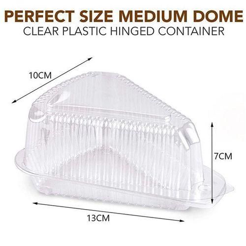 915 Generation 100Pcs Triangle Cheesecake Boxes Slice Cake Box Triangle Pie Holders Cake Boxes for Party Wedding