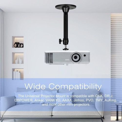 Mini Ceiling Wall Projector Mount Stand With 3 Screw