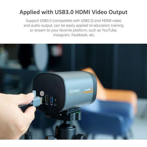 Feelworld HV10X Professional Video Camera 1080P Webcam With
