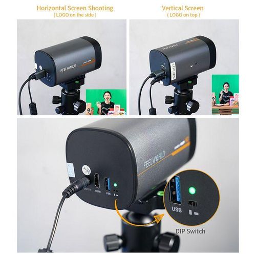 Feelworld HV10X Professional Video Camera 1080P Webcam With