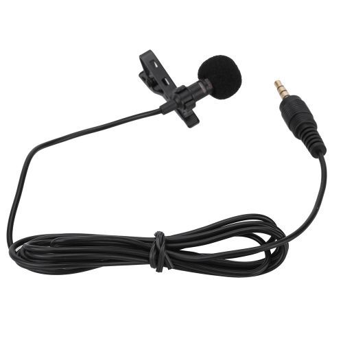 Mini Portable Clip-on Lapel Lavalier Hands-free 3.5mm Jack