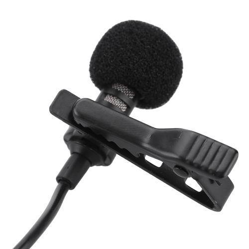Mini Portable Clip-on Lapel Lavalier Hands-free 3.5mm Jack