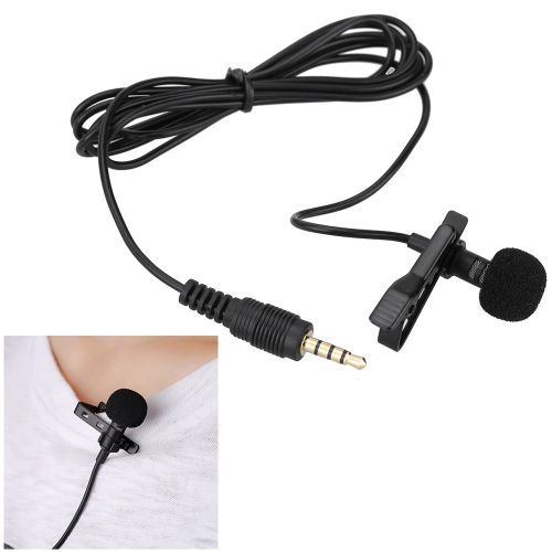 Mini Portable Clip-on Lapel Lavalier Hands-free 3.5mm Jack