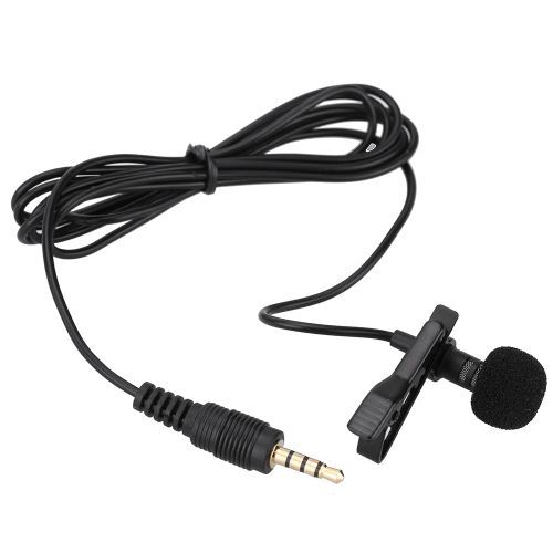 Mini Portable Clip-on Lapel Lavalier Hands-free 3.5mm Jack