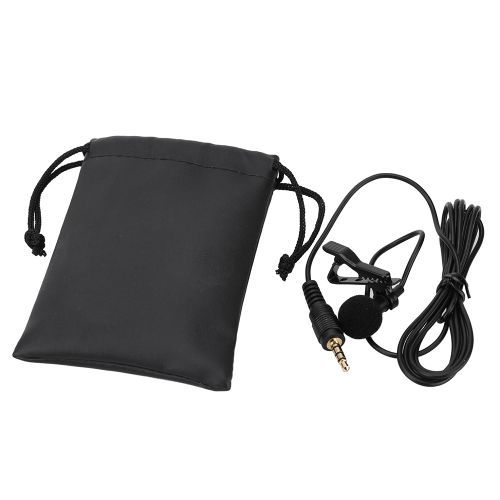 Mini Portable Clip-on Lapel Lavalier Hands-free 3.5mm Jack