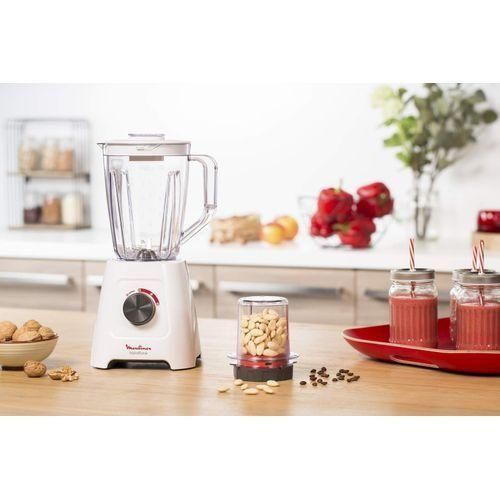 Moulinex Blendforce Blender 600W 2L Jug LM422127- White(1 YR WRTY)