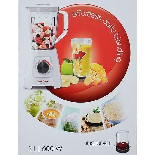 Moulinex Blendforce Blender 600W 2L Jug LM422127- White(1 YR WRTY)