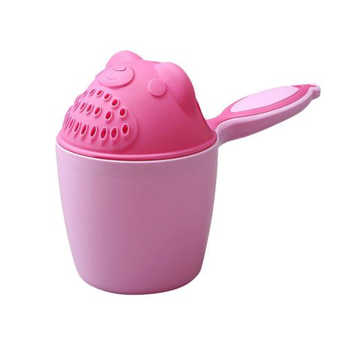 Cartoon Baby Bath Shampoo Cup Children Bathing Bailer Baby Shower Spoons Washing Hair Cup New,Pink NO5116