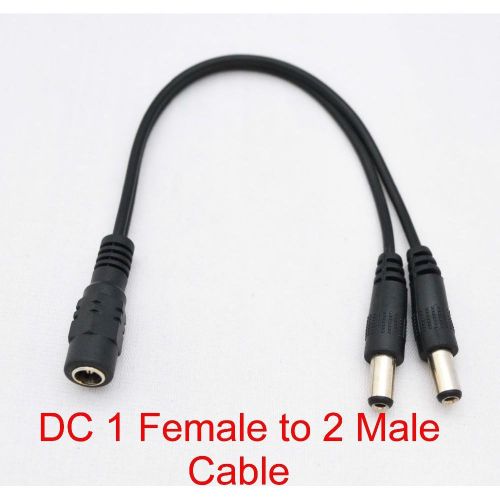 1 Female to 2 3 4 5 6 8 Male DC 5.5mm * 2.1mm Power Splitter Plug Cable for LED LCD CCTV security Camera Accessories power Supply adapter 12V 9V 6V 5V