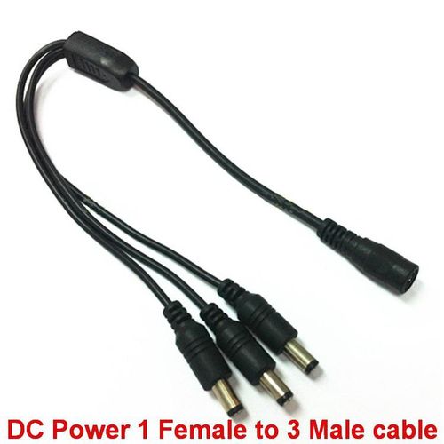 1 Female to 2 3 4 5 6 8 Male DC 5.5mm * 2.1mm Power Splitter Plug Cable for LED LCD CCTV security Camera Accessories power Supply adapter 12V 9V 6V 5V