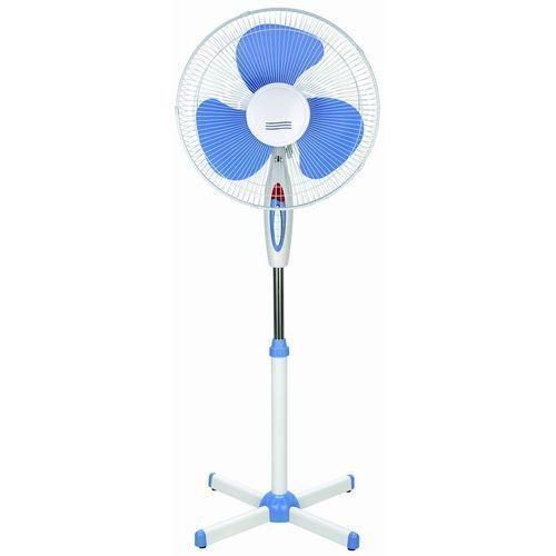 Electric Stand Fan - Energy Saving With Variable Speed - White, Blue