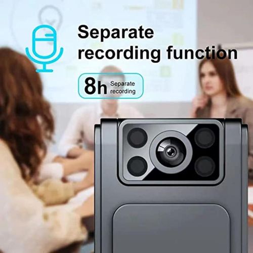 A19 Conference Camera Charging Recorder Hd 1080P Outdoor Sports Charging Recorder Portable Magnetic Recording Back Clip Camera