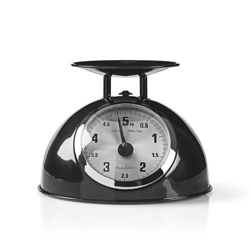 Retro Stainless Steel  Mechanical/Kitchen Weighing Scale Set - Black