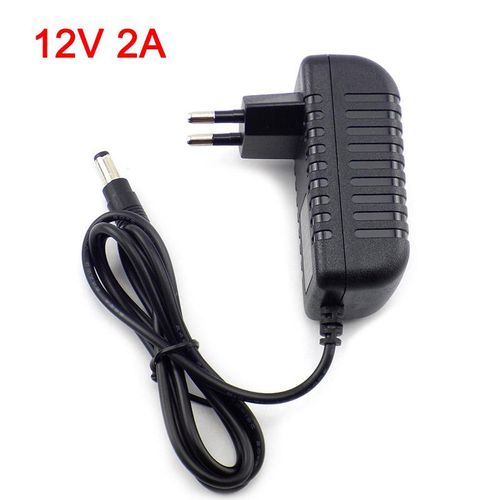 AC DC 12v 2A 2000ma Adapter Power Supply Adaptor EU UK AU US PLUG 5.5*2.5mm Wall Charger for Led Strip Light Lamp CCTV camera