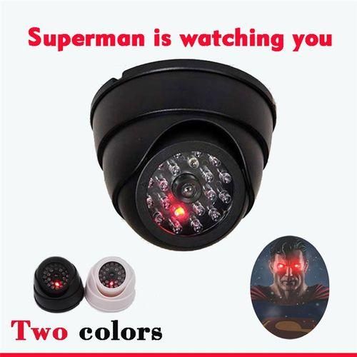 Security Dome Fake Camera Red Flash LED Light Indoor Outdoor Video Surveillance Safety Kamera