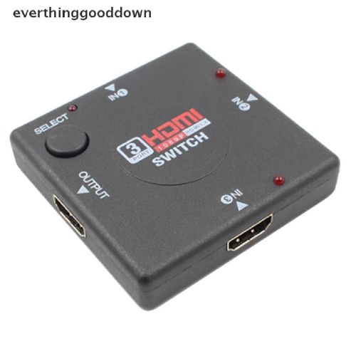 EVERTHING 3 Or 5 Ports HDMI Splitter Switch Selector Switcher Hub+Remote 1080p For HDTV PC ph