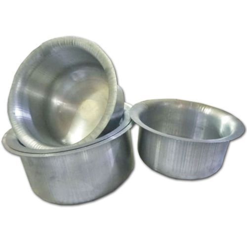 4 Piece Saucepans With Stainless Body - Silver