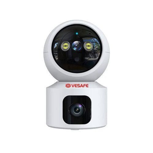 Home camera Dual lens HD night vision full color 360degree area tracking small camera wireless