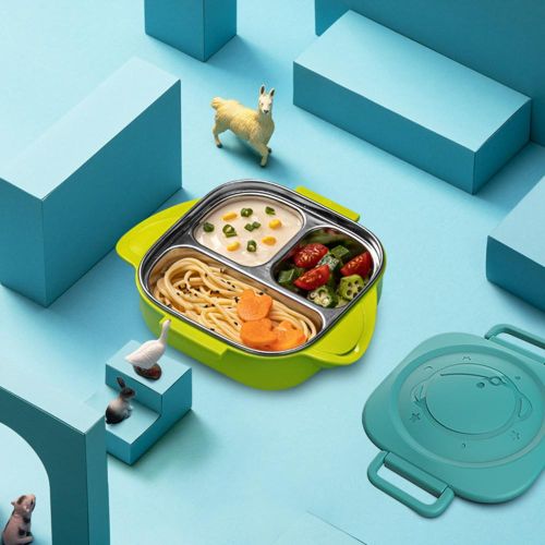 Split Compartment Lunch Box Non-toxic and Odorless Suitable for Children Baby NO5273