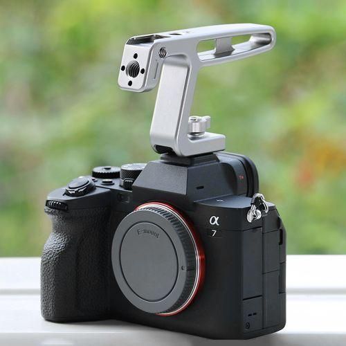 Mini Top Handel Camera Top Handgrip With Cold Shoe Mount