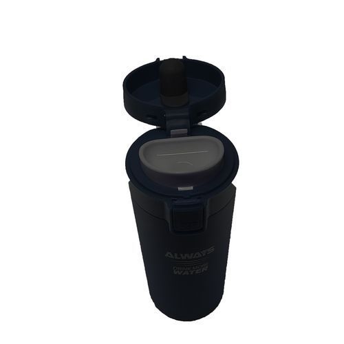 Always Stainless Steel Travel Mug, 0.4L - Black