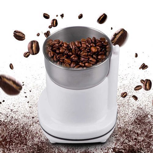 Haeger Fast Electric Coffee Spices Grinder With Sharp Blades-White