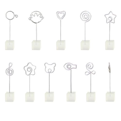 flower shape wire clip holder