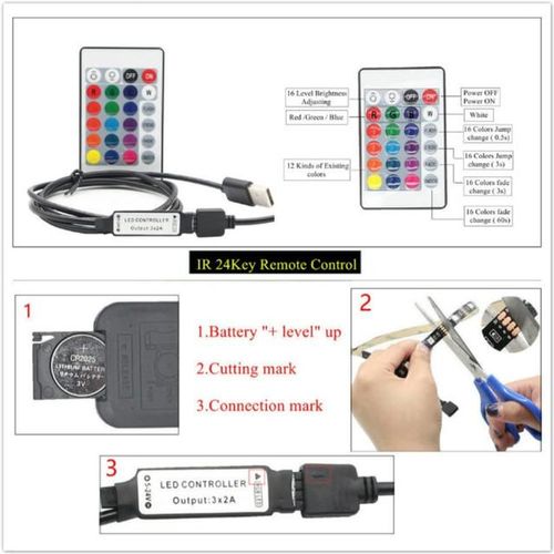 USB RGB LED Strip Light
