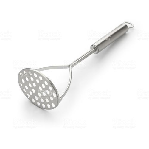 Steel Potato Masher - Silver