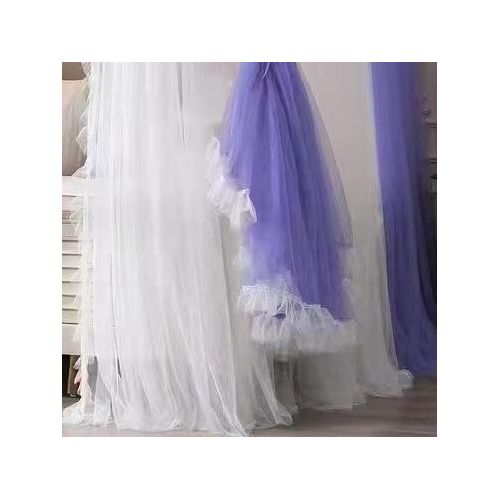 David Remium  Rail Mosquito Net With Double Bed Net Design RA2  Blue