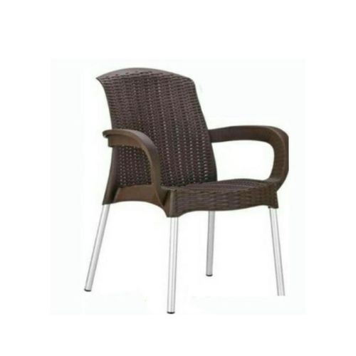1 plastic Chair - Brown