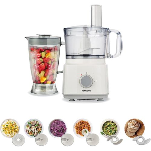 Kenwood 8 In 1 Food Processor 750W FDP03- White(1 YR WRTY)