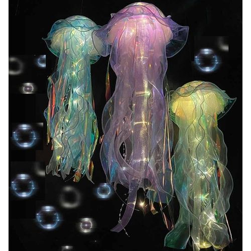 3pcs Party Jellyfish Lights/Atmosphere Lighting- Holiday Lighting Bedroom Home Decoracion