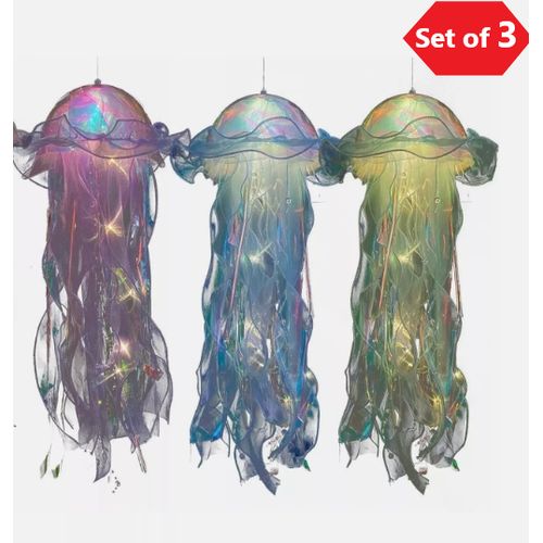 3pcs Party Jellyfish Lights/Atmosphere Lighting- Holiday Lighting Bedroom Home Decoracion