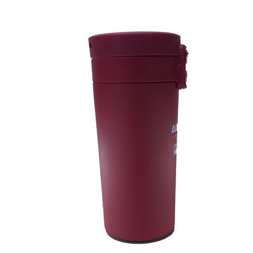 Stainless Steel Travel Mug, 0.4L - Maroon
