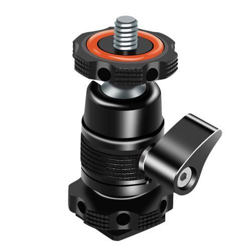 Mini Ball Head Adapter Monitor Mount Cold Shoe Adapter