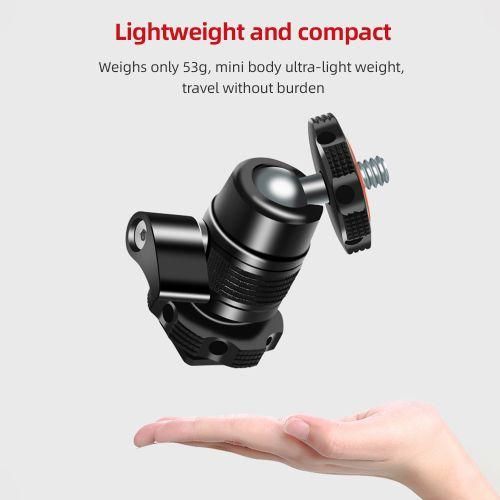 Mini Ball Head Adapter Monitor Mount Cold Shoe Adapter
