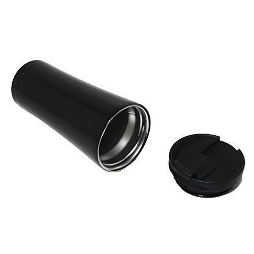 0.5L Insulated Stainless Steel Travel Mug - Black