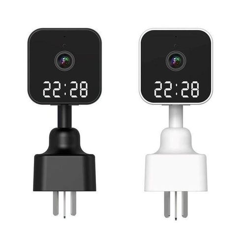 Wall-Mount Digital Clock Camera 1080P Night Light Wireless Monitor Home Secret Invisible Small Cam Security Protect
