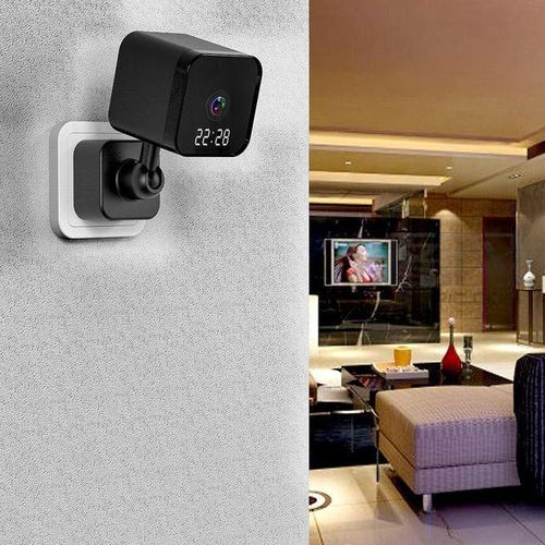 Wall-Mount Digital Clock Camera 1080P Night Light Wireless Monitor Home Secret Invisible Small Cam Security Protect