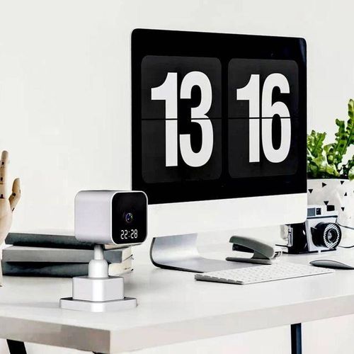Wall-Mount Digital Clock Camera 1080P Night Light Wireless Monitor Home Secret Invisible Small Cam Security Protect