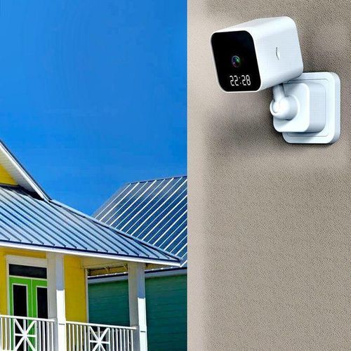 Wall-Mount Digital Clock Camera 1080P Night Light Wireless Monitor Home Secret Invisible Small Cam Security Protect